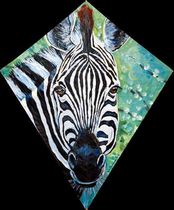Zebra kite