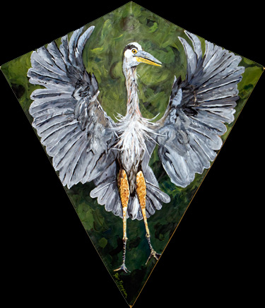 Blue Heron Kite Kite